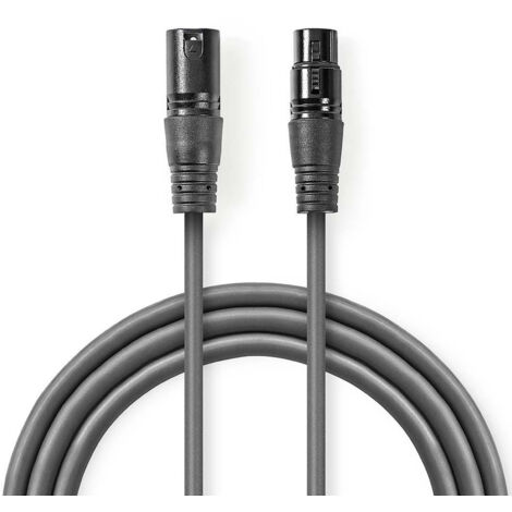 Nedis Câble XLR Symétrique M/F (1m)