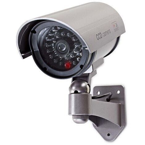 Nedis Cámara de Seguridad Simulada | Tubular | IP44 | Gris NE550670577