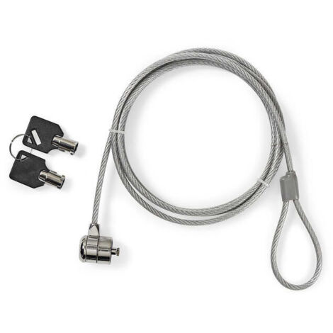 Nedis Candado Para Porttil Tipo De Bloqueo: Llave 1.80 M