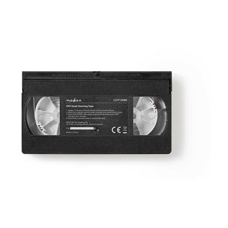 NEDIS Cassette de Nettoyage pour Têtes de Lecture VHS 20 ml