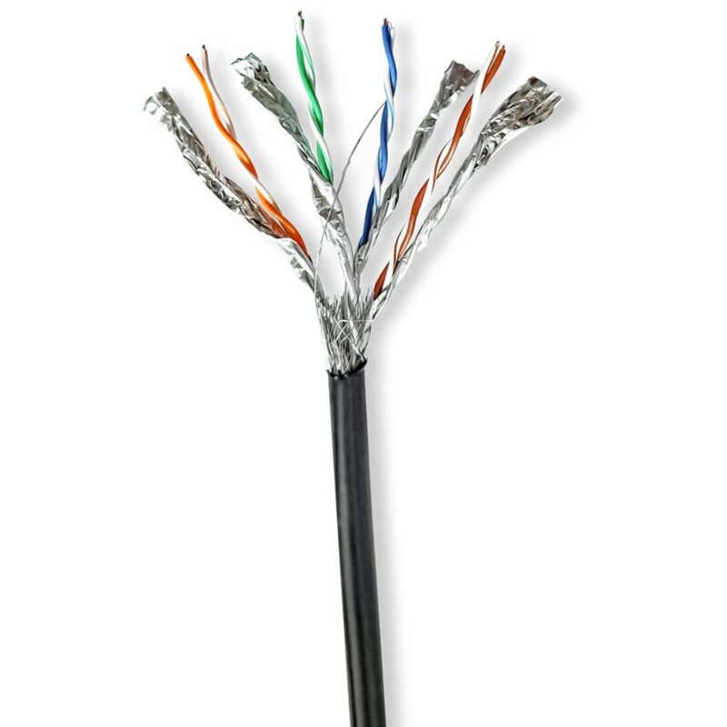 Nedis CCBG8599BK100S Avvolgicavo di rete Cat7