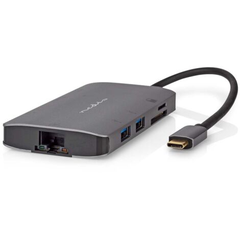 nedis CCBW64240AT02 adaptateur USB multiport gris