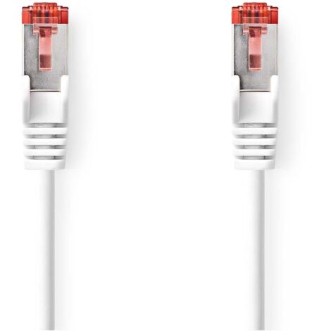nedis CCGB85221WT05 câble réseau cat7 blanc 0,5 m