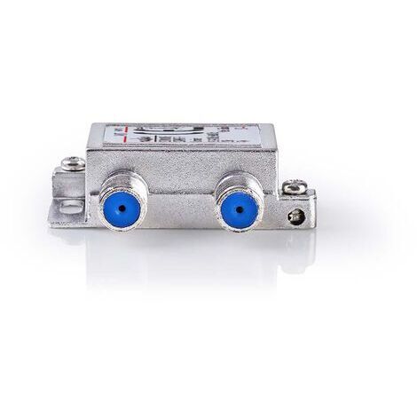 Nedis Combinador Satélite | De 2 a 1 | Conector F | VHF/UHF: 5-860 MHz | Satélite: 950-2400 MHz NE550687632