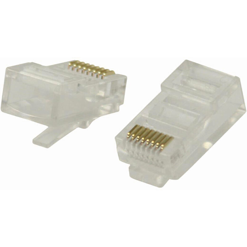 

Nedis Conector de Red | RJ45 (8P8C) Macho - 10 unidades | Transparente NE550680619