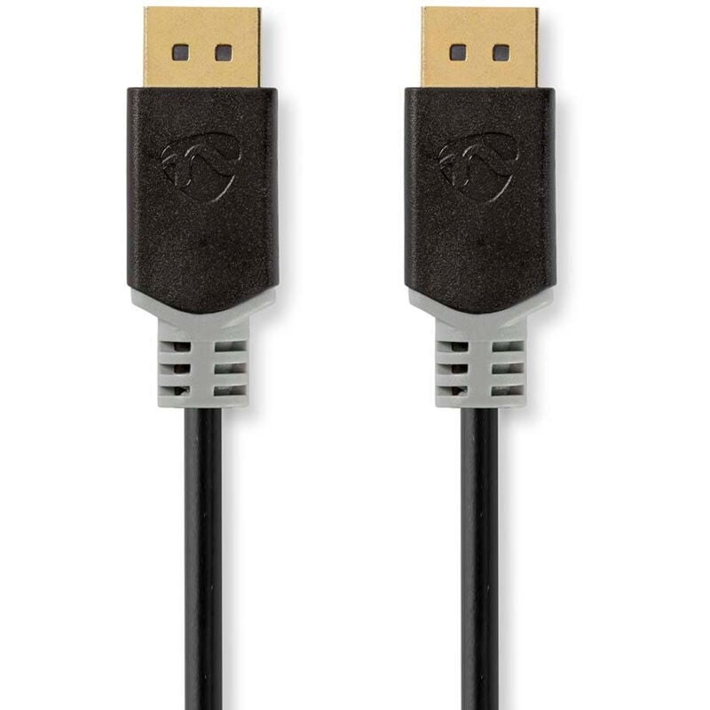 Displayport kabel displayport stecker displayport stecker 4k60hz vergoldet 200 m rund pvc anthrazit grau box 38760078 38760078 38760078 38760078