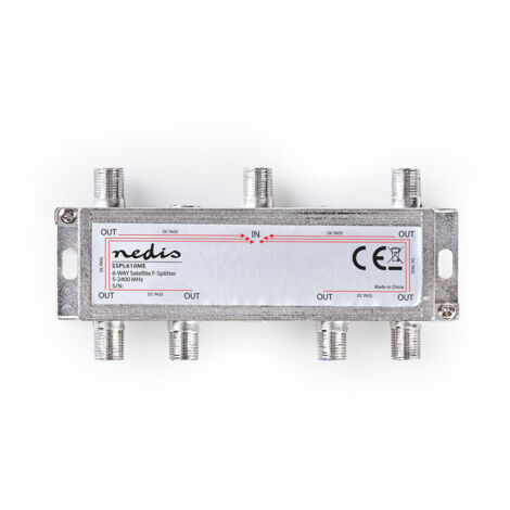 Nedis F-VERTEILER 6-FACH (SSPL610ME)