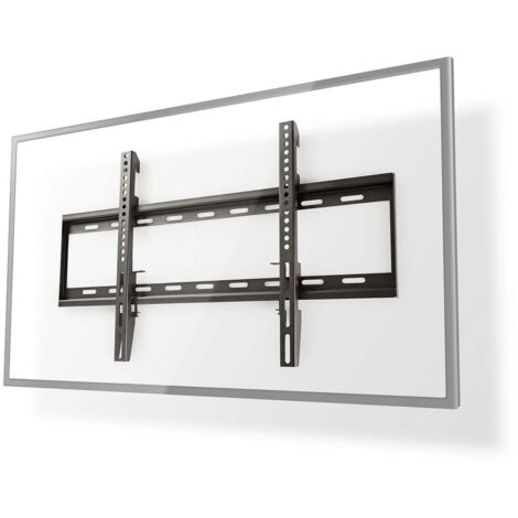 Nedis Feste TV-Wandhalterung / 42 - 70  / maximal unterstützes Bildschirmgewicht: 60 kg / Minimaler Wandabstand: 29 mm / Stahl / Schwarz