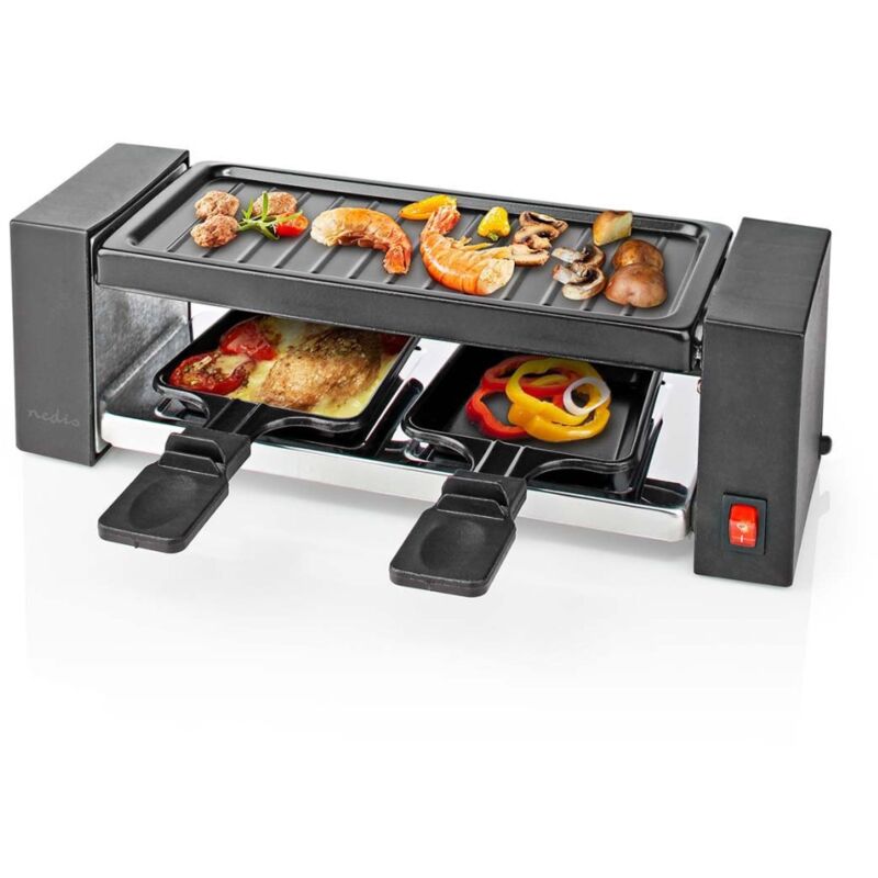 Nedis FCRA210FBK2 Griglia da raclette gourmet per