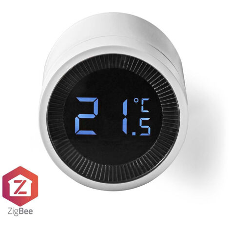 Nedis Heizkörpersteuerung / Zigbee 3.0 / Batteriebetrieben / LCD-Anzeige / Android / IOS