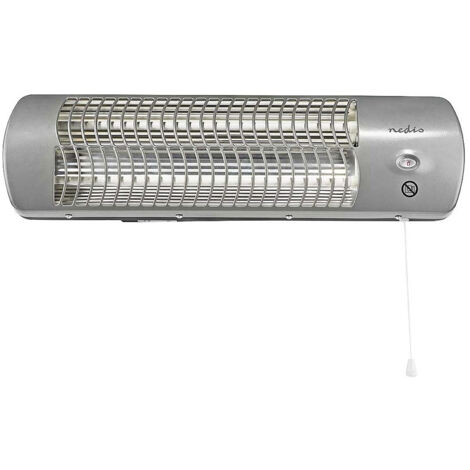 Nedis HEIZSTRAHLER BADEZIMMER  1200W (HTBA10GY        GRAU)