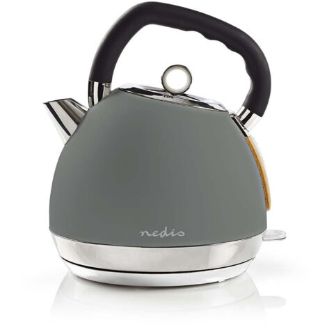 Nedis Hervidora Eléctrica  1,8 L  Suave al Tacto  Gris NE550674444