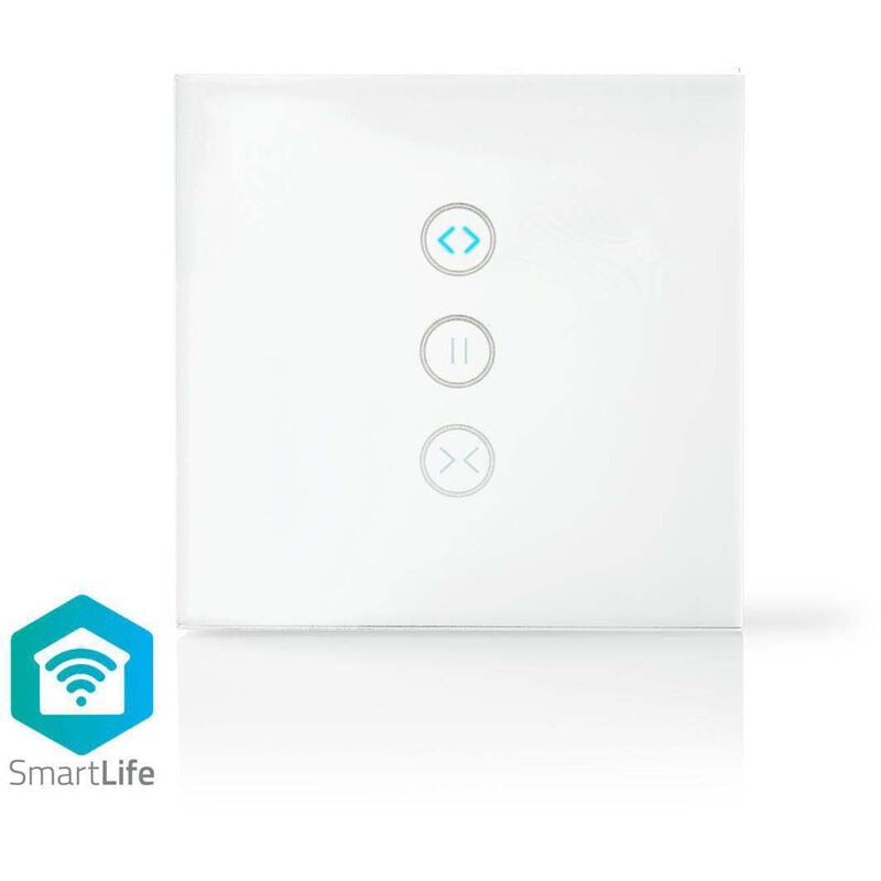 Commutateur mural smartlife wifi 300 w pour store/volet Nedis WIFIWC10WT