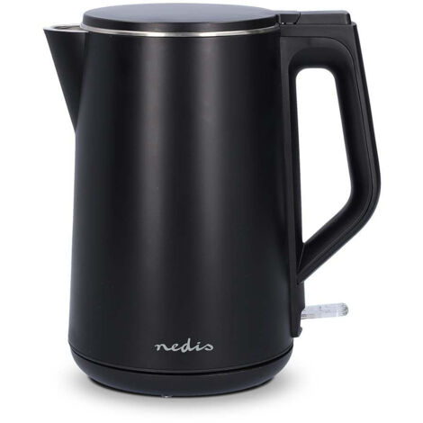 Nedis KAWK361EBK Bouilloire voyant lumineux noir Contenance: 1.5 l