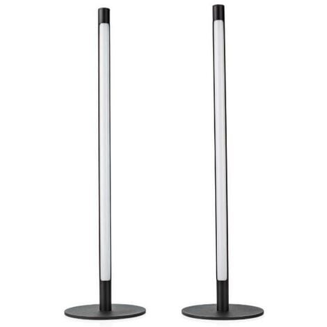Nedis led lámparas de mesa 2 piezas inteligente 2700-6500k altura 55cm - wifild10rgbw