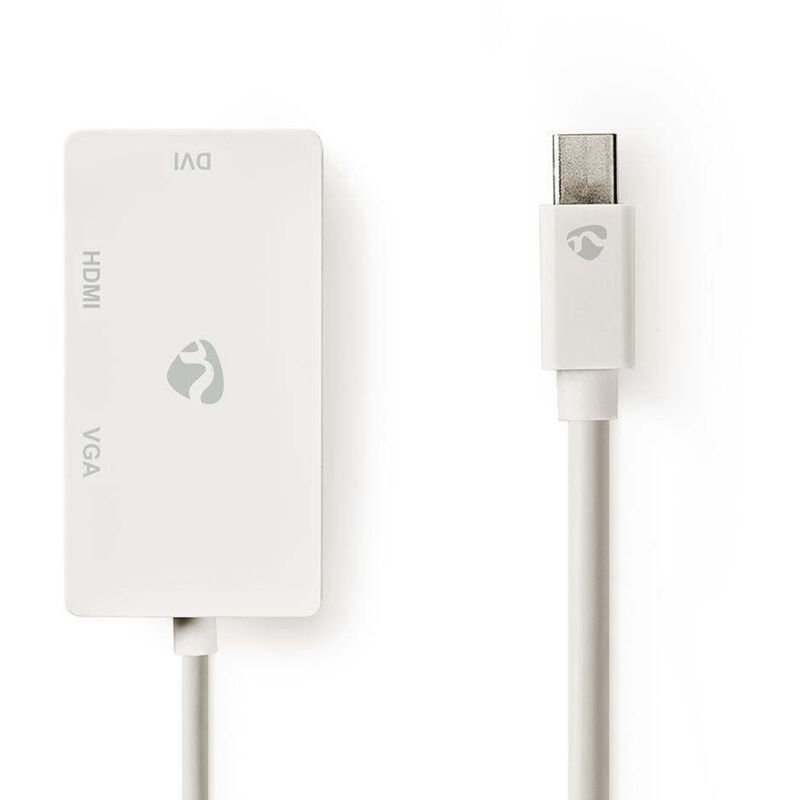 Mini displayport kabel displayport 12 mini displayport stecker dvi d 241 pin buchse hdmi eingang vga buchse 15p 216 gbps vernickelt 020 m rund pvc