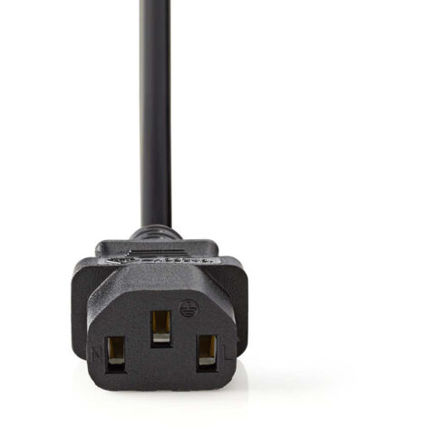 Nedis NETZKABEL KALTGE.  WINKEL   2M (CEBW10000BK20   SW)
