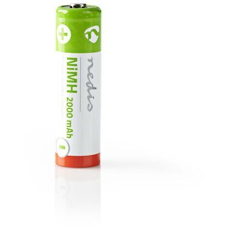 Nedis Pila AA Recargable de Ni-MH | 1,2 V | 2000 mAh | 4 unidades | Estuche NE550670335