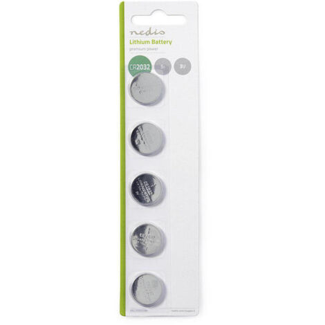 Nedis Pilas De Boton De Litio  3.00 V  Cr2032 / 5004Lc  Pack