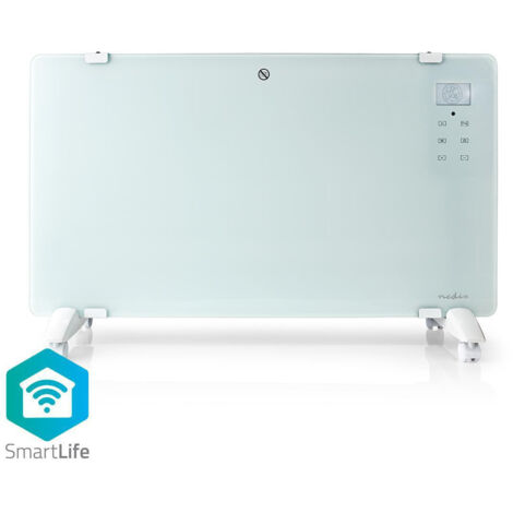 NEDIS Radiateur mobile à convection 2000W SmartLife Wi-Fi Thermostat réglable