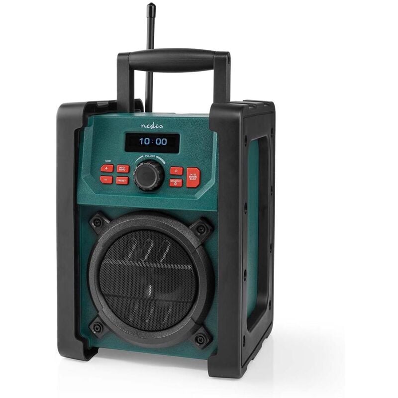 Nedis - Radio de Chantier dab+/ fm Bluetooth écran 2.2 pouces