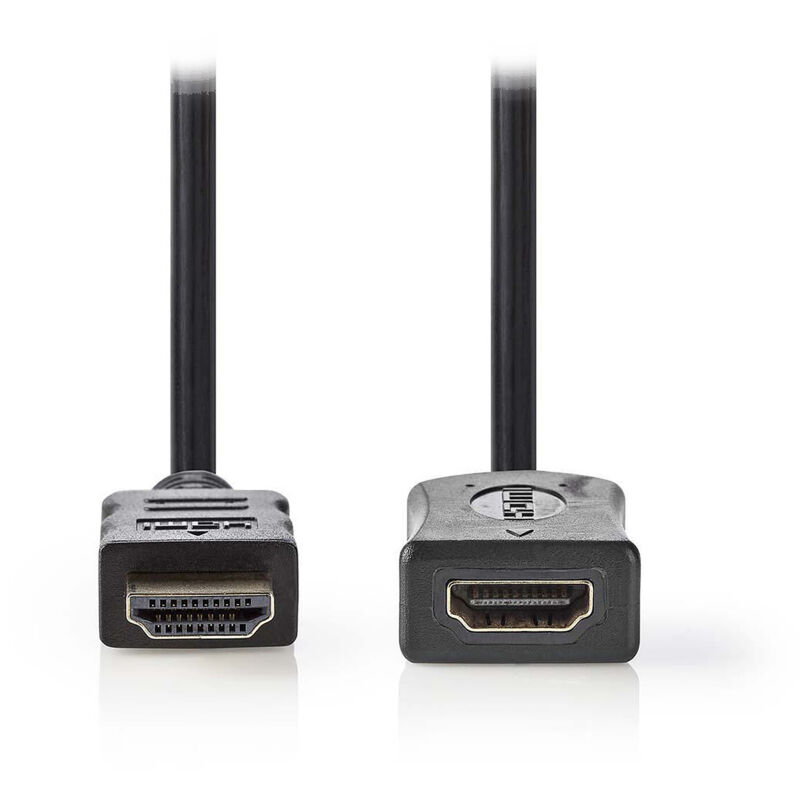 Nedis - Rallonge hdmi haute vitesse avec Ethernet Noir (5 mètres)