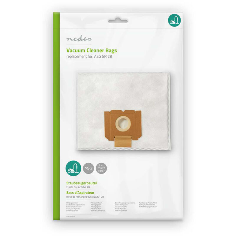 Nedis DUBG120AEG10 sacchetti per aspirapolvere Aeg...