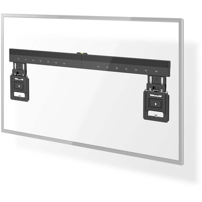 Nedis - Feste Tv Wandhalterung 43 - 100 - Maximal Unterstutzes Bildschirmgewicht 75 Kg Minimaler Wandabstand 950 Mm Stahl Schwarz