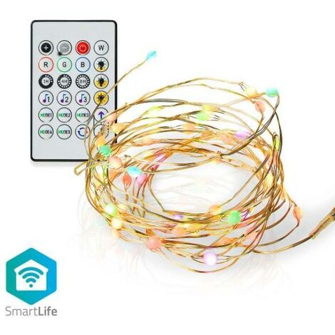 Nedis smart led wire wifi multi color ip20 5 metros-wifilx51rgb
