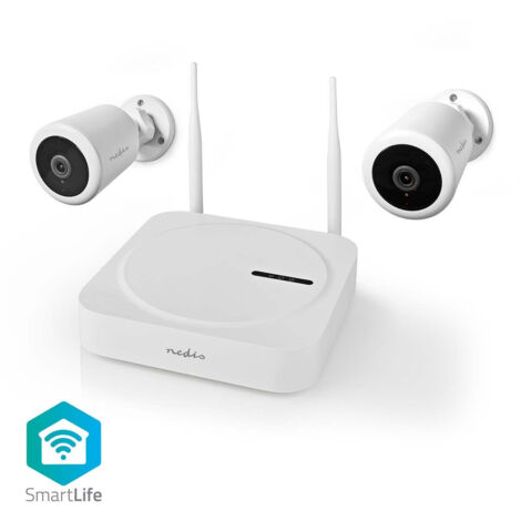 Nedis SMARTLIFE VIDEOÜBERWACHUNG 2XK (SLNVR201CWT       WS)