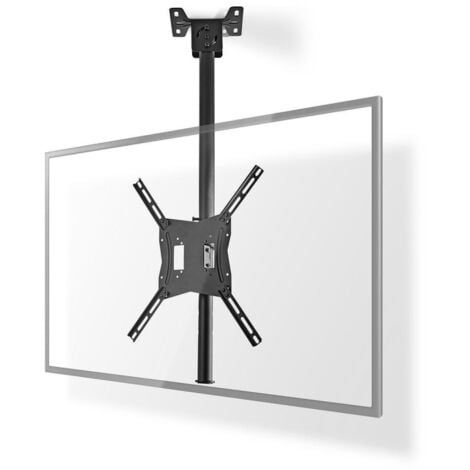 Support TV Plafond - Support de Téléviseur Inclinable et Pivotant Ajustable  pour l'Écran de 26 à 65 Pouces - Support de Toiture Full-Motion supporte 50  kg avec VESA 400 x 400mm : : High-Tech