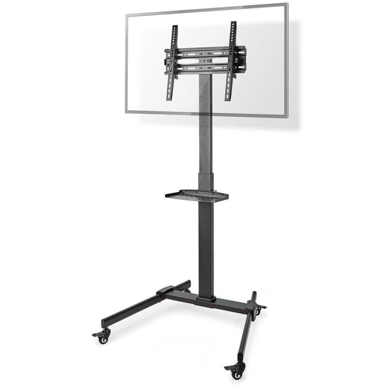 Nedis TV Floor Stand | 32 - 55 " | Maximum supported screen weight: 35 kg | Premium Column Design | Adjustable pre-fixed heights | Snap-lock | Steel |