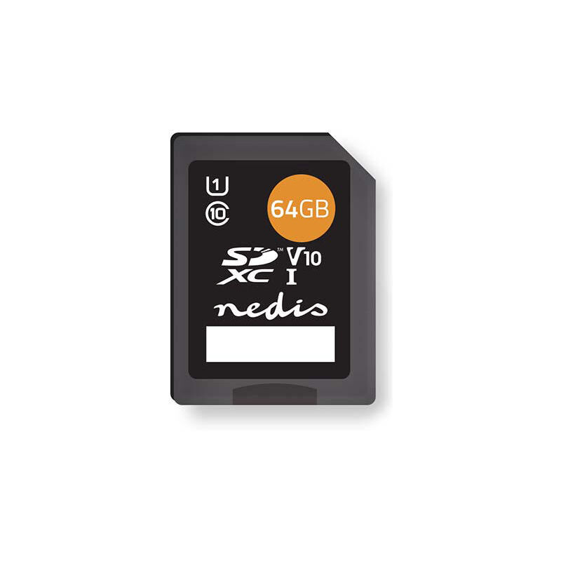 

Tarjeta de Memoria | SDXC | 64 GB | Escritura de hasta 80 Mbps | Clase 10 NE550670264 - Nedis