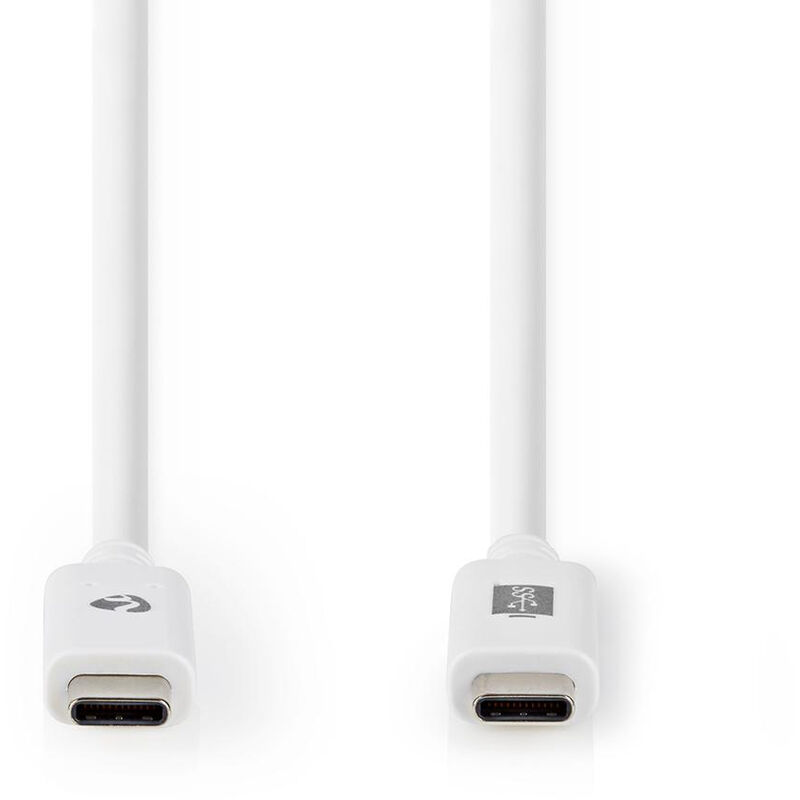 

USB 3.1 Cable (Gen2) | USB-C™ Male - USB-C™ Male | 1.0 m | White NE550707672 - Nedis