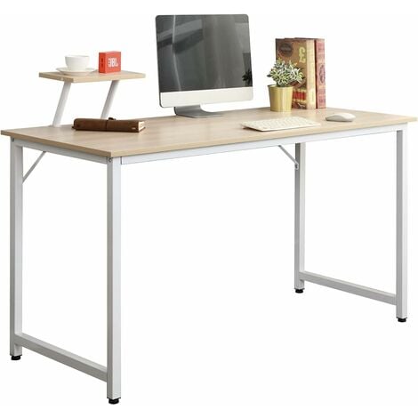 Need Bureau d'ordinateur Table Informatique avec Étagère de Rangement 100x50cm Postes de Travail Meuble de Bureau pour Ordinateur pour Salle à Manger, Salon, Cuisine