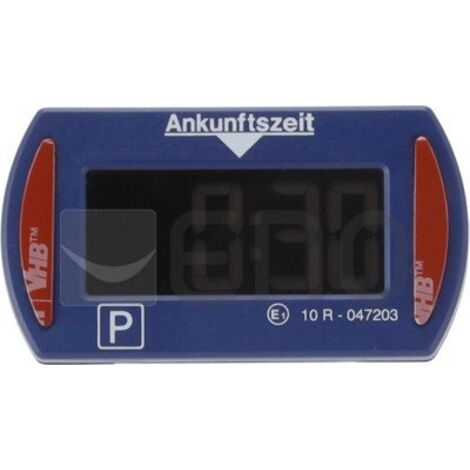 Needit park mini elektr. parkscheibe m. zulassung de blau