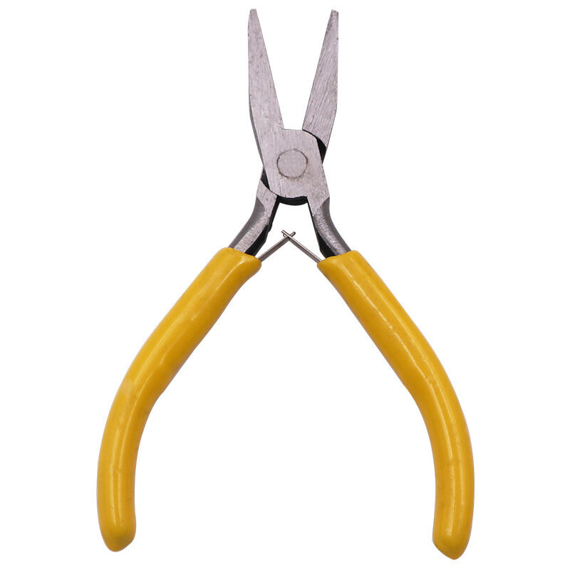 Needle-nose pliers, vises, multi-purpose wire cutters, bent-nose pliers, crimping tools and sharp crimping tools (mini bead needle nose pliers)