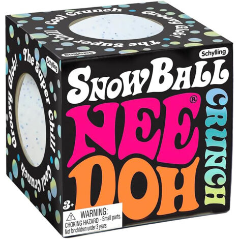NeeDoh Snowball Squeeze Toy - A snowball squeeze toy that can relieve stress.