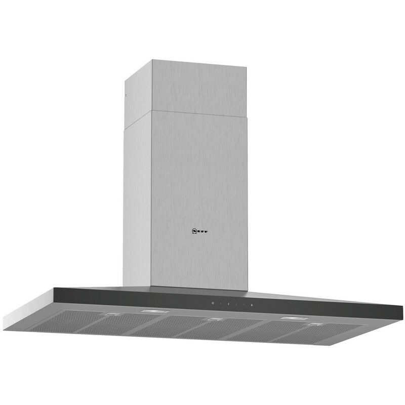 Cappa a parete decorativa 90cm 64db 740m3 / h in