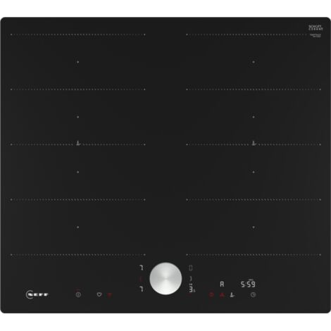 NEFF T66PTX4L0 N 90, Autarkes Kochfeld (schwarz/edelstahl, 60 cm)