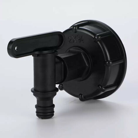 Negomix – Raccord vanette mâle pour cuve de récupération d'eau 1000L – Filetage plomberie ¾ – PEHD haute densité – Installation rapide