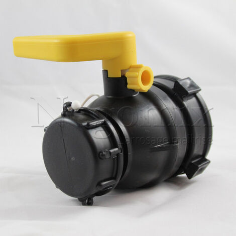 Negomix – Vanne de rechange S60x6 pour cuve 1000 litres – Écrou flottant en acier galvanisé – Compatible avec filetage Sotralentz