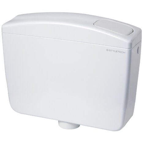 Zaino Cassetta Wc Iris Duo In Plastica Bianca - Scocca ABS Anticondensa E Insonorizzata - Foto 7