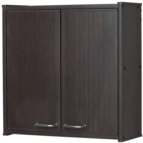 Negrari Pensile in PVC F760PWAM in resina PVC, Fornito in kit di montaggio, Interni/Esterni, 59x21x59 cm, Wenge
