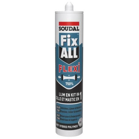 Negro 290 ml pegamento masilla Soudal 'Reparar Todas clásico'