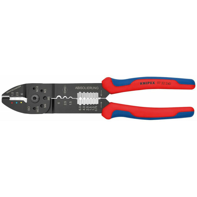 

Negro Lacado Engarzado Alicates Con Conductos Bimaterial 240 Mm