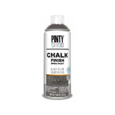 PINTY PLUS NEGRO PLOMO PINTURA SPRAY CHALK PAINT EFECTO TIZA NOVASOL