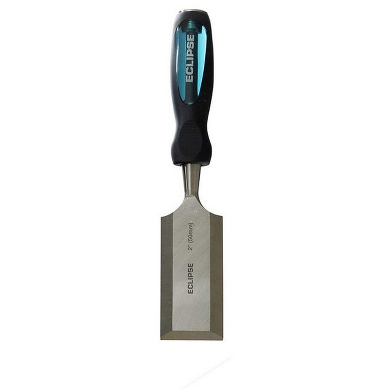 Bevel Edge Wood Chisel 50mm Soft Grip with Striking Cap - Eclipse