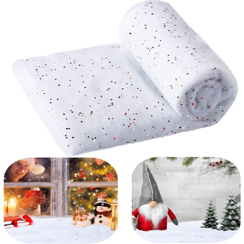 Fei Yu - Neige artificielle de Noël, décoration de Noël en fausse neige