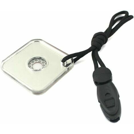 Neige-Miroir de signal de survie avec sifflet d'urgence et corde